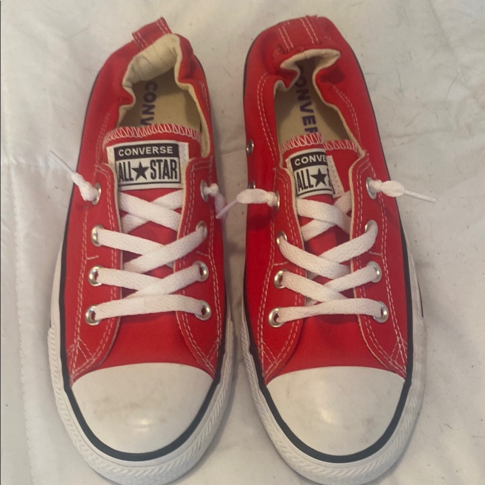 Converse Shoreline Red Sneakers. Women’s size 9.5. NWOT